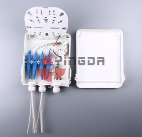 White 8 IP65 Optical Fiber Termination Box Access Terminal FAT