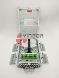 96 Cores Fiber Optic Splice Closure with 1x16 SC/APC PLC Splitter , Outdoor Splitter Box 16 Ports