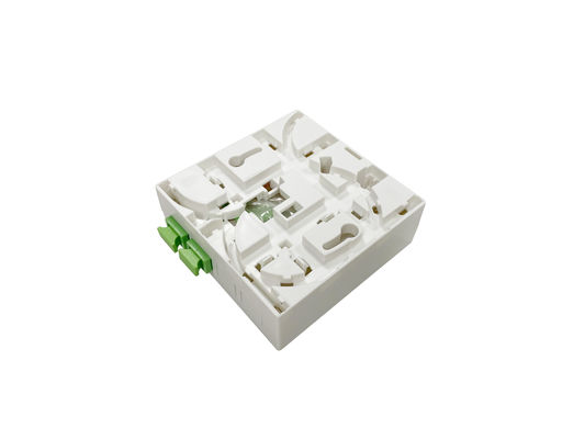 Frb Box 4 Ports Indoor Fiber Optic Outlet Box FRB-4C For DIN 35mm Rack Mounted ...