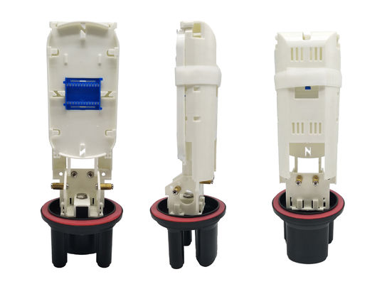 MINI Fiber Optic Splice Closure ABS 24cores With Lock Panel In IP68 For FTTH FTTX