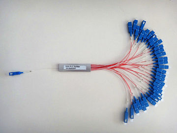 GPON Passive Steel Tube High Performance PLC Optical Fiber Splitter G652D G657A1 G657A2 Hytrel