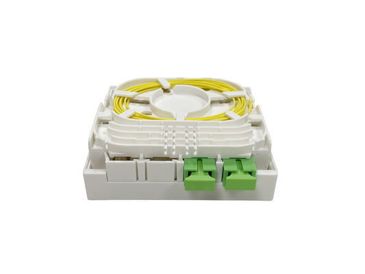 Frb Box 4 Ports Indoor Fiber Optic Outlet Box FRB-4C For DIN 35mm Rack Mounted ...
