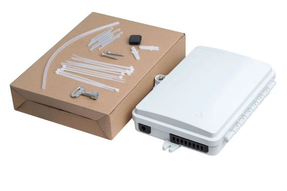 Factory Price wall mounted Fiber Termination Box 8cores 4coress For 2*3mm