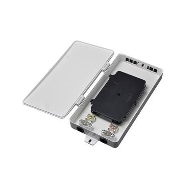 8 Ports O Plastic Fiber Optic Termination Box Mini Fusion Splice Closure With Splice Tray For FTTH Indoor