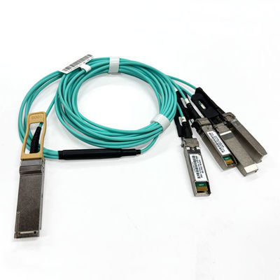 100G AOC Cable 100G QSFP28 to 4x25G SFP28 Breakout Active Optical Cable 5M OM3