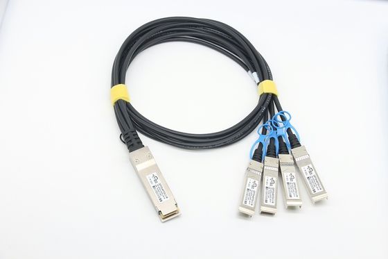100G QSFP28 To 4x25G SFP28 DAC Twinax Cable Direct Attach Copper Material Compatible With Cisco