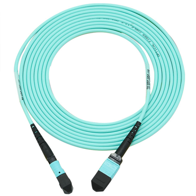 400G MPO Cable MPO to MPO Patch Cord Female OM3 16 Fiber Type B 5M