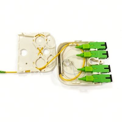 New design 1x4 Mini Cassette Fiber Optic PLC Splitter SC/APC Terminal ...