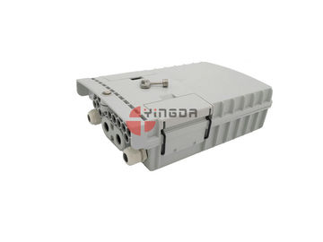 IP65 Outdoor Fiber Optic Splitter Box Wall Mount 16 Cores 1x8 Coupler ABS PC Material