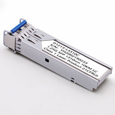 SFP Transceiver Durable Compact Optical Module 1.25G 10KM  1.25G 10G Bidi Single Dual Mode For FTTX Network