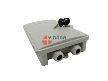 Outdoor IP65 Fiber Optic Splitter Box Plastic 2 Ports Polymer Synthetic Plastic Material