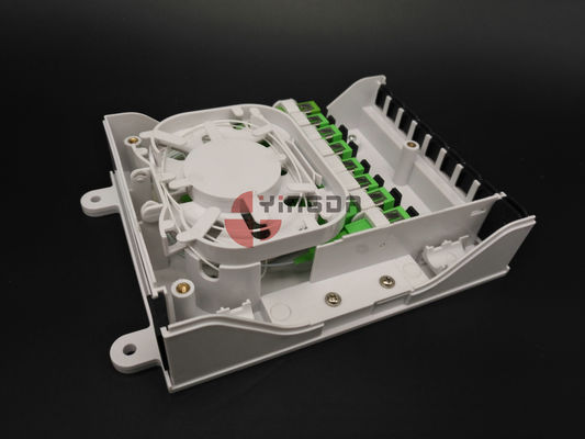 Single Mode Fiber Optic Distribution Box FTTH SC Connectors 1*8 Optical ...