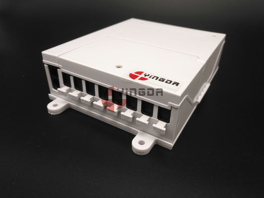 Single Mode Fiber Optic Distribution Box FTTH SC Connectors 1*8 Optical ...