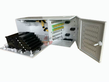 Durable Fiber Optic Termination Box 48 Port Wall Mount IP30 Protection ISO Approval