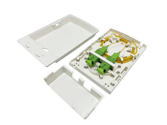 Fiber Optic Junction Box FTB102H Wall Mounting Socket Panel SC Adapter Simplex