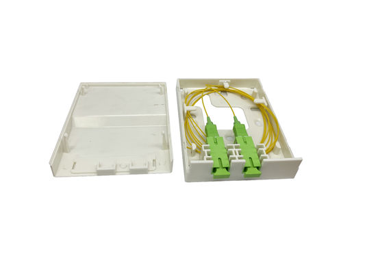 2 Port SC ABS G657B3 LSZH Fiber Optic Termination Box