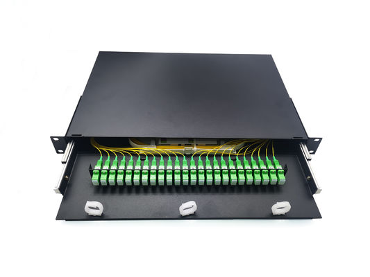 Metal 1U 24 Port SC ST ODF Rack Mount Patch Panels