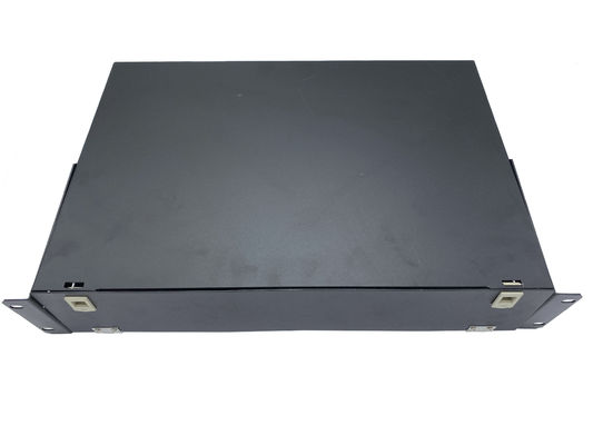 Data Center Cabinet Rack Mount 65dB Fiber Optic Patch Panel