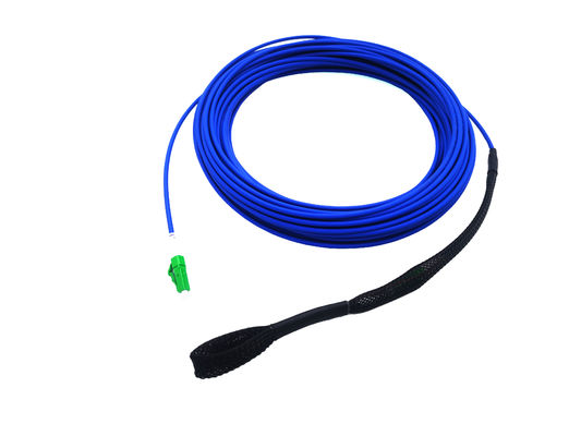 Pre Terminated FTTH Armoured Fiber Optic Patch Cord LC APC UL V0 Flame Retardant