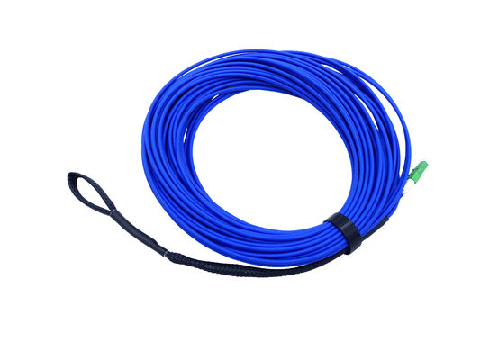 Pre Terminated FTTH Armoured Fiber Optic Patch Cord LC APC UL V0 Flame Retardant