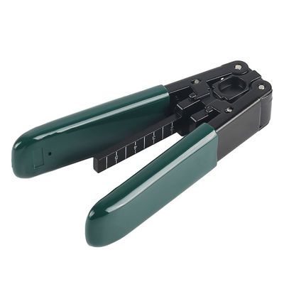 Upc Apc FTTH 2*3mm Fiber Optic Stripping Tool Steel Carbon Steel Green