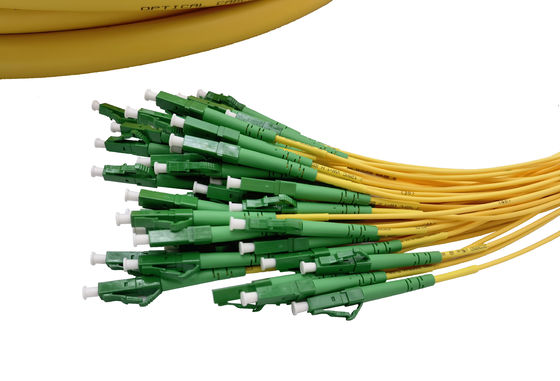 48 Cores Optical Fiber Jumper Distribution Patch Cord Fanout With LC APC