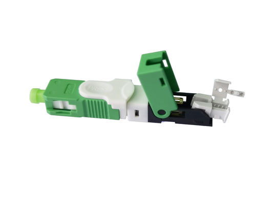 ESC250D SC APC Field Fast Assembly Mechanical Connector FTTH for Drop Cable 2*3mm Green