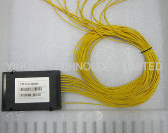 1:16 Fiber Optic Plc Splitter Box, Optical Fiber Splitter Module g657a2 Corning Fiber Cable