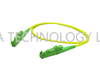 CATV & CCTV FTTH 100% Test APC Optical Fiber Jumper , E2000 Patch Cord