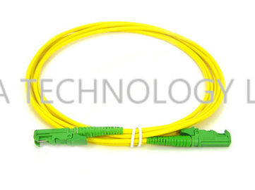 CATV & CCTV FTTH 100% Test APC Optical Fiber Jumper , E2000 Patch Cord