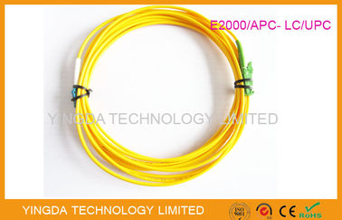 100% Factory Telecom FTTH E2000 / APC - MU FC LC Fiber Optic Patch Cord