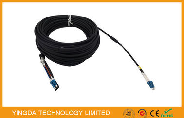 2 Core Huawei Optical Cable Assembly , Single Mode DLC / PC patch cord GYFJH