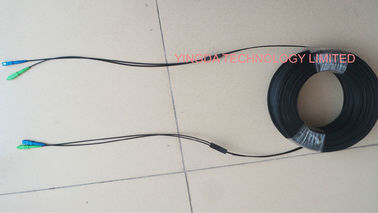Indoor Fiber Optic Patch Cables SC APC - SC Duplex FTTH Drop Cable Fanout Kits LSZH FRP
