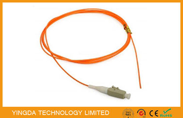 LC / PC Fiber Optic Patch Cord Pigtail  62.5 / 125um MM , Fiber Optical LC Pigtail