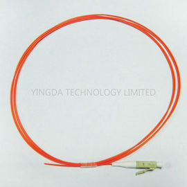 LC / PC Fiber Optic Patch Cord Pigtail  62.5 / 125um MM , Fiber Optical LC Pigtail