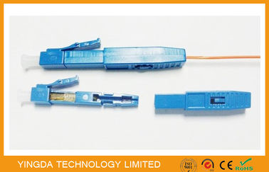 Mechanical Fast Field Installation UPC LC Fiber Optic Connector  , Quick SC Connector 