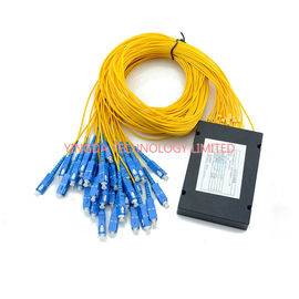 Custom PON 1x32 SC Fiber Optic PLC Splitter Loss FTTH and CATV Splitter