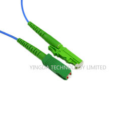 Strong Tensile Fiber Optic Patch Cord Cable E2000 / APC - E2000 For Test Equipment