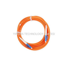 Fiber Optic Mulitmode fiber Patch MM62.5 / 125um OM1 PVC 2.4mm , Fiber Jumper Cables
