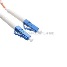 Fiber Optic Mulitmode fiber Patch MM62.5 / 125um OM1 PVC 2.4mm , Fiber Jumper Cables