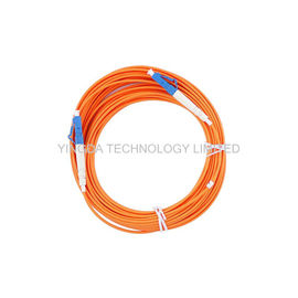 Fiber Optic Mulitmode fiber Patch MM62.5 / 125um OM1 PVC 2.4mm , Fiber Jumper Cables