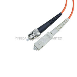 Customized Fiber Optic SC to FC Patch Cord Simplex , Duplex , 4 Core , 6 Core