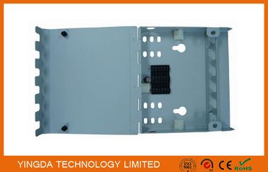 FTTx Mini 6 Port Fiber Optic Termination Box Flip Cover , Fiber Optic Joint Box