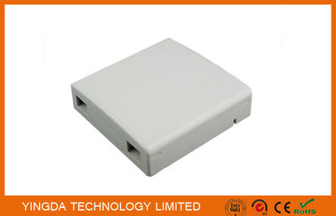 Fiber Optic Cable Wall Mount Box, FTTH 86 Wall Outlet Adaptor Interface SC FC