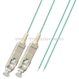 Fiber Optic Pigtail SC OM3 10Gigabit Aqua 50/125um 2 Meter LSZH G657A1 Mulitmode Fiber 0.9mm