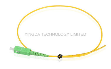 Fiber Optic Pigtail SC APC SM SX 1.5 Meter 3.0mm LSZH, SC APC SM SX Pigtail 3mm