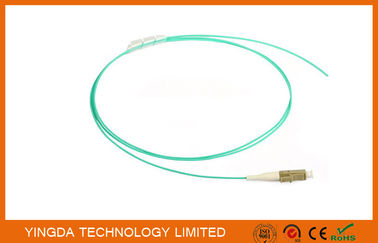 Fiber Optic Pigtail LC OM3 10Gig. Aqua 0.9mm Simplex LSZH 1.5 M 50/125 um Mulitmode Pigtail