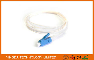 LC/UPC SM SX Pigtails 1.5M, Fiber Optic Pigtails LC 1.5 Mtrs 900um White Tight Buffer