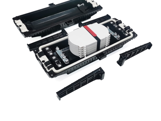 144 Cores 3 In 3 Out IP68 Inline Fiber Optic Joint Closure Underground Manhole Buried